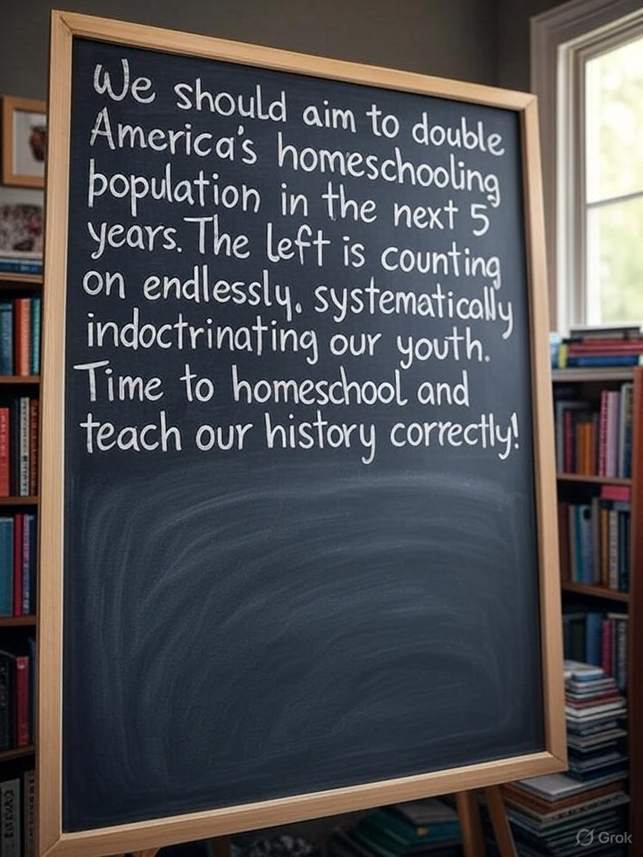 Charlie Kirk Quote - Homeschool